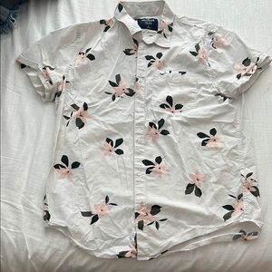 Floral Print Men's Shirt